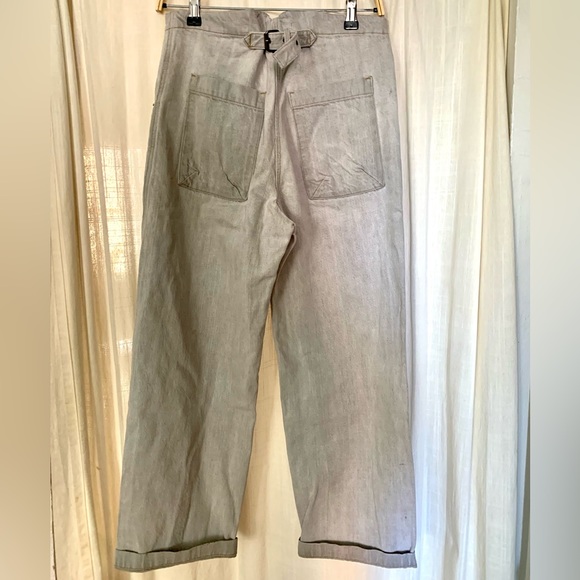 Rachel Comey Distressed Denim Slacks - Picture 2 of 7